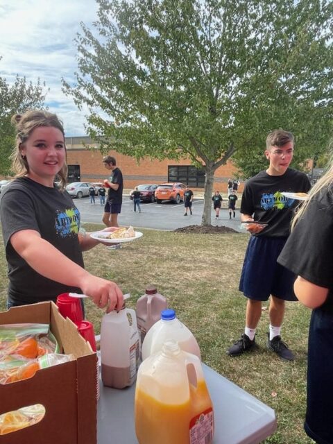 feeding the braves